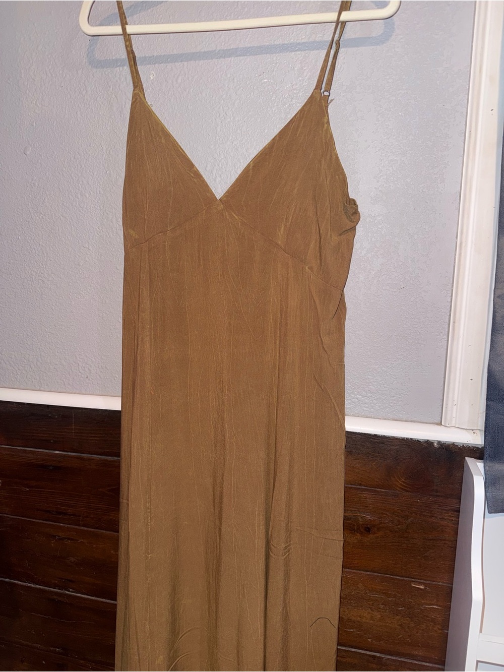 Brown Slip Maxi Dress